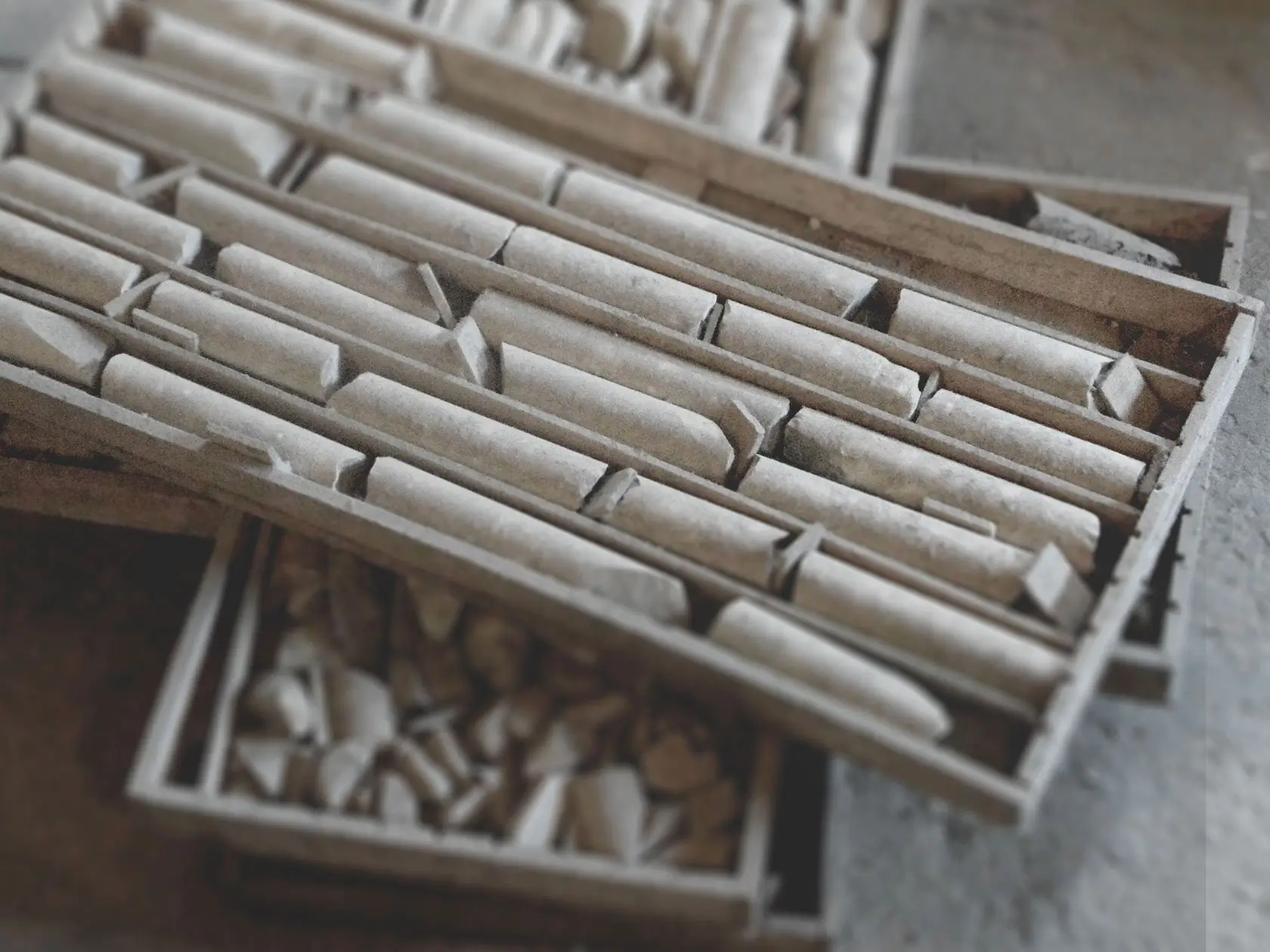 Levantomining образцы кернов